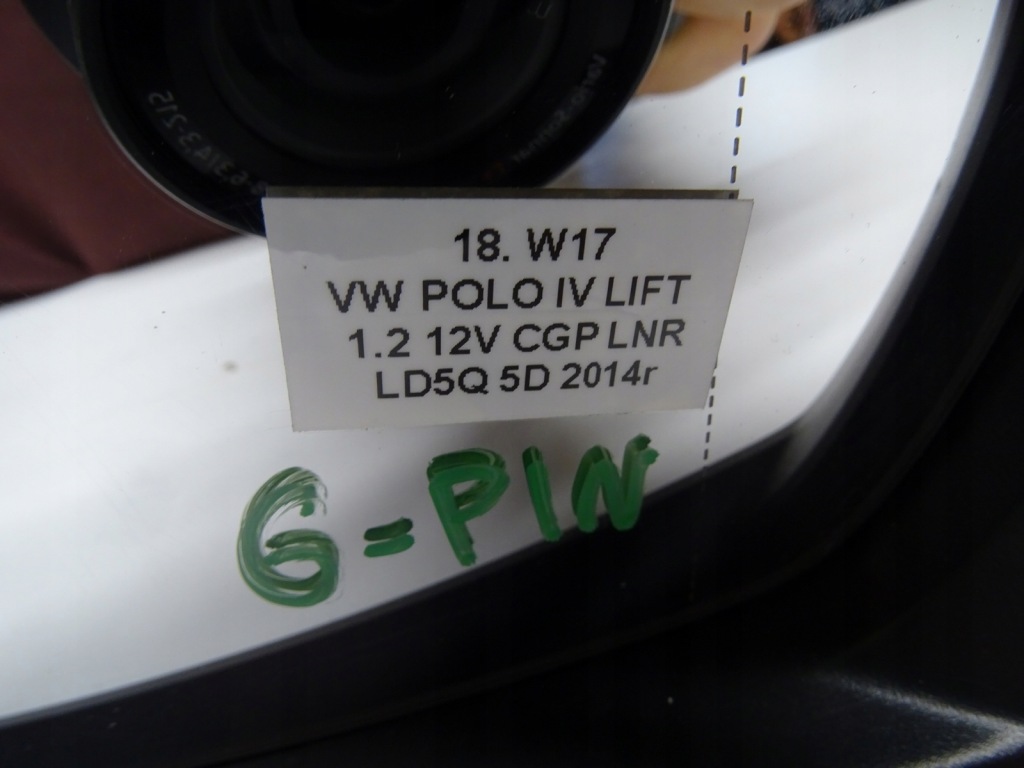 фото №11, Зеркало правый перед правое передние ld5q vw polo v 6r 6 pin