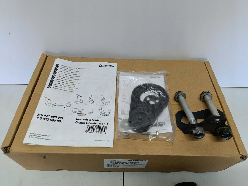 фото №13, Renault grand scenic iv 17- hak буксировочный westfalia 316431600002
