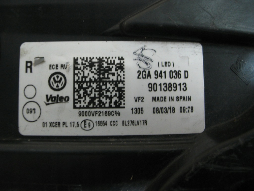 фото №11, Лампа перед vw t-roc 2g 2ga 2ga941036d europa