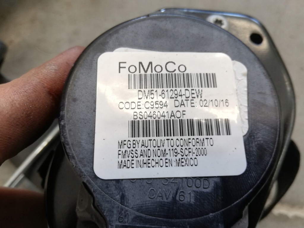 Focus mk3 3 ремінь безпеки перед америка 2016 Оригінал