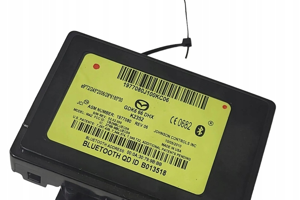 фото №4, Модуль блютуз mazda 6 estate gh gdk666dhx 2.2l дизель 120kw 2011