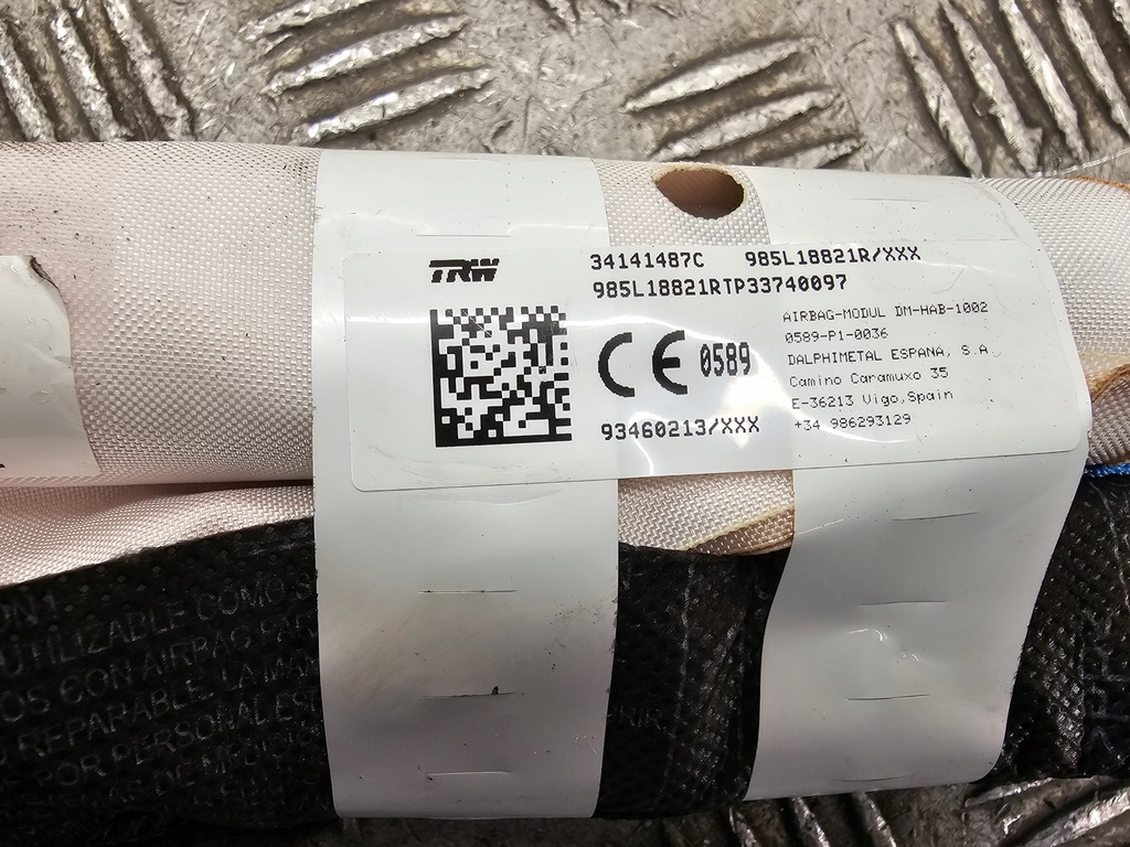 фото №5, Шторка безопасности левая renault trafic iii 93460213 985l18821r