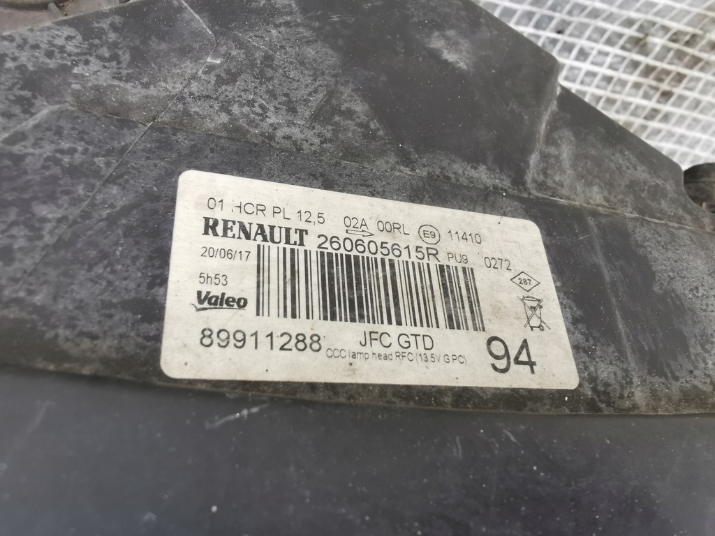 фото №11, Renault espace v 5 14-19 лампа левая full led pure vision 260605615r