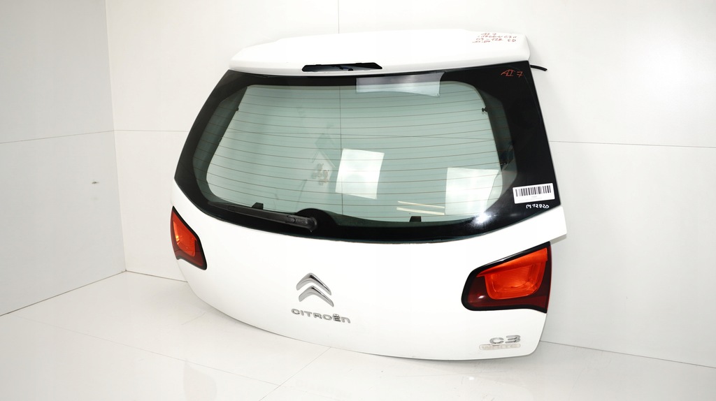 фото №4, Крышка багажника багажника задняя citroen c3 ii 09-12r ewp