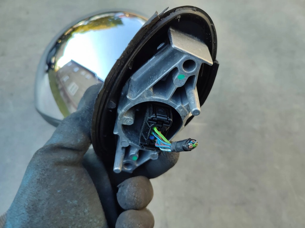 фото №8, Зеркало электрический правое mini one cooper coupe r56 2012 3pin хром