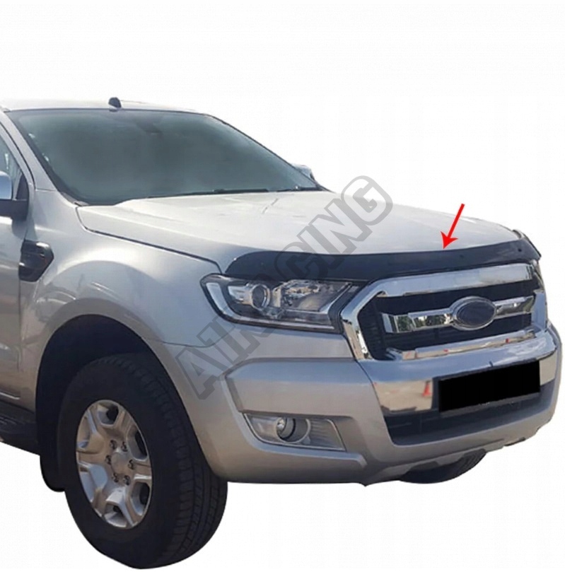 фото №1, Дефлектор капот передней ford ranger 2015-23