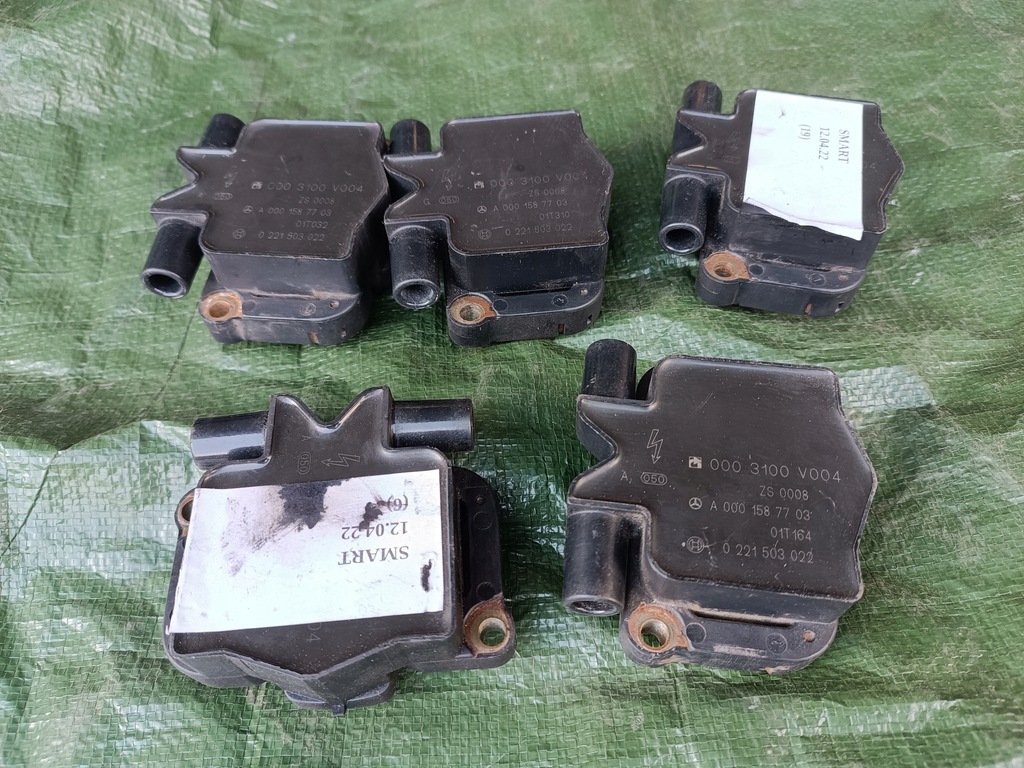 фото №14, Smart 450 i fortwo a0001587703 0003100v004 котушки запалювання комплект