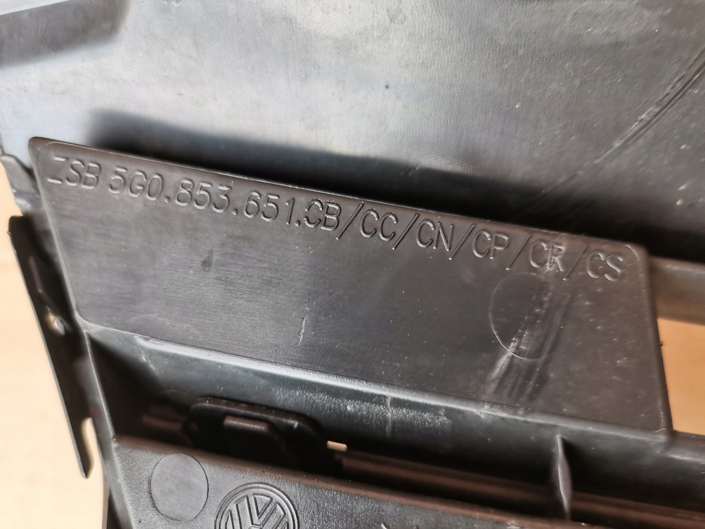 фото №8, Vw golf vii lift решітка радіатора решітка радіатора 5g0853651