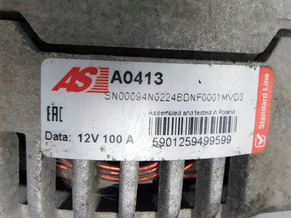 Купить Opel zafira a 2.0dti 2003r генератор as 0413