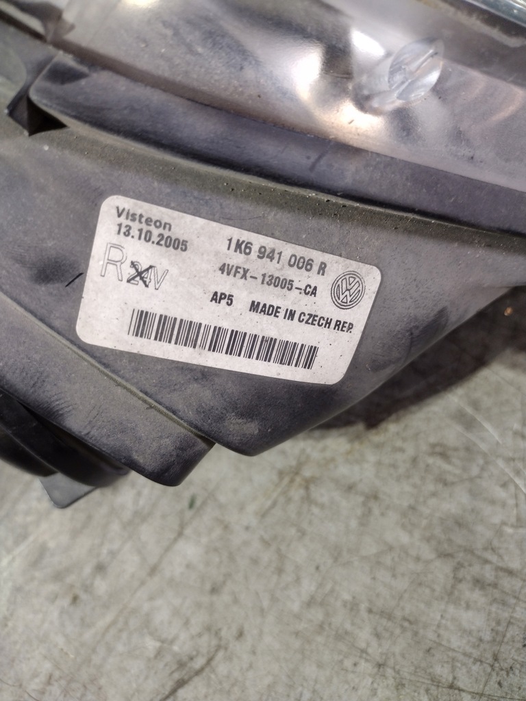 фото №13, Лампа правая перед vw golf v