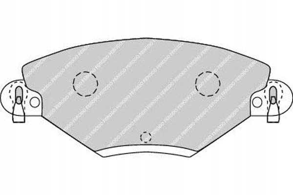 фото №1, Ferodo тормозные колодки тормозные citroen c5 c5 i c5 ii 1.6d