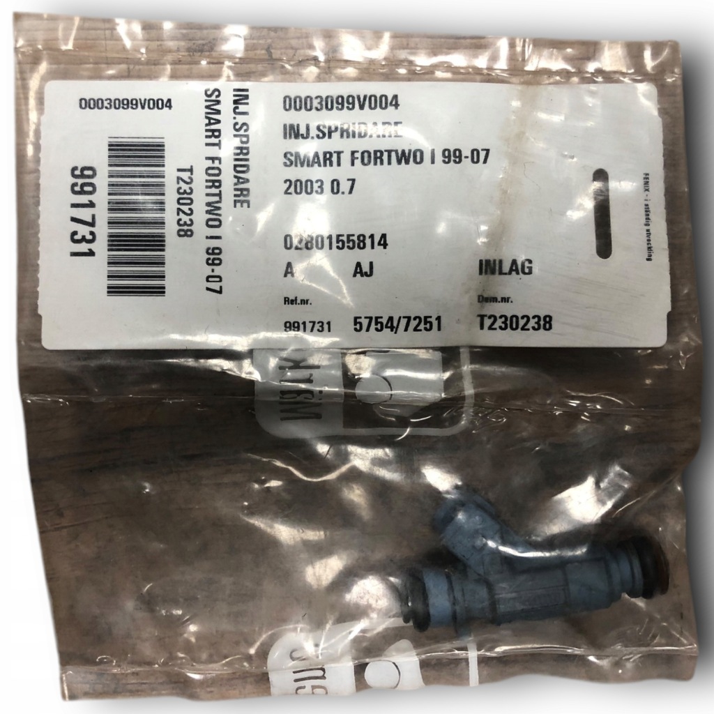 фото №1, Smart fortwo інжектор пального 0003099v004