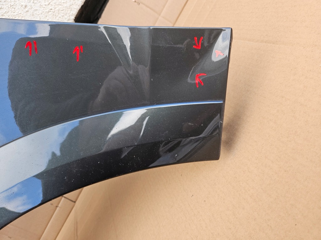 фото №6, Volvo xc60 hybrid 17- крыло перед левый молдинг