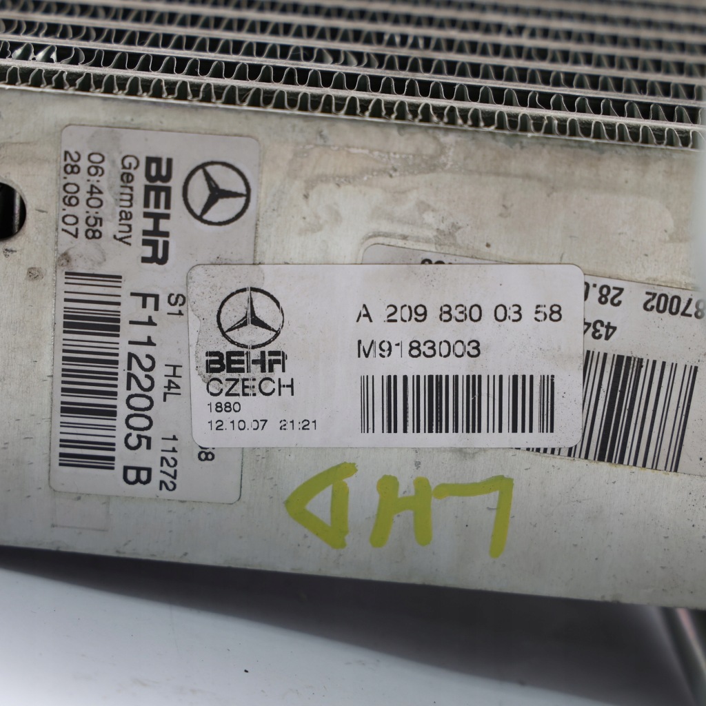 фото №13, Mercedes c219 кондиционер нагреватель отопитель испаритель a2098300358