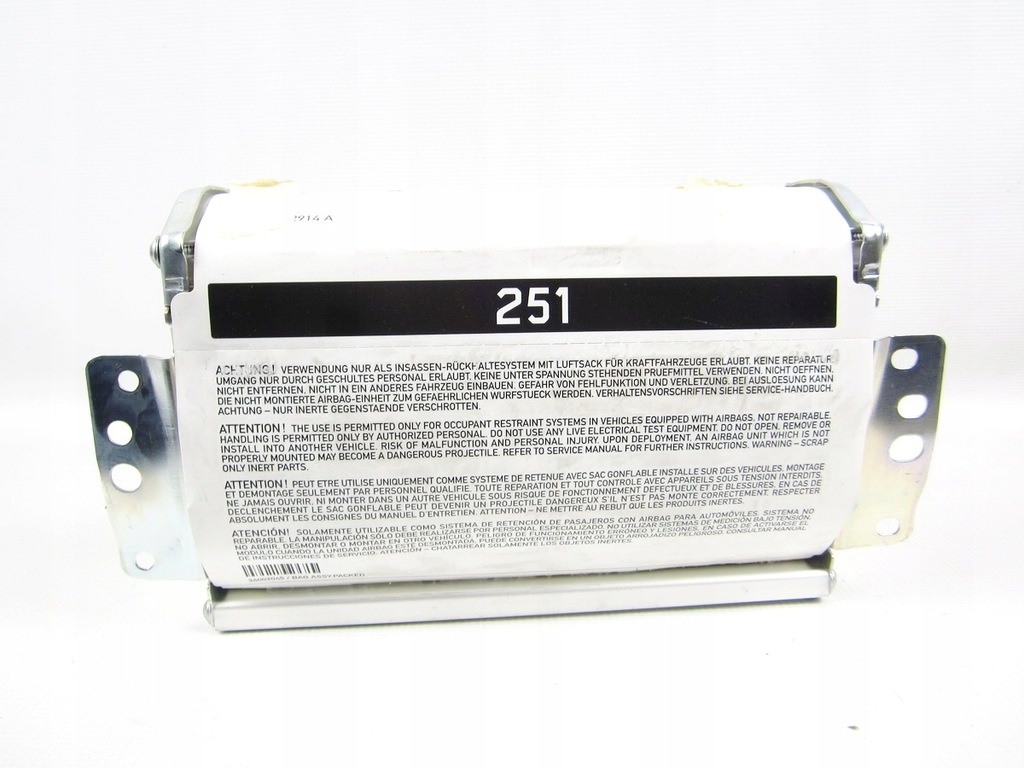 фото №1, Подушка подушка безопасности пассажира mercedes-benz оригинальный номер a2518600805