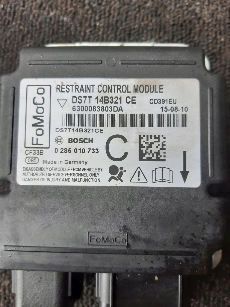 фото №5, Датчик подушка безпеки ds7t-14b321-ce ford mondeo mk5