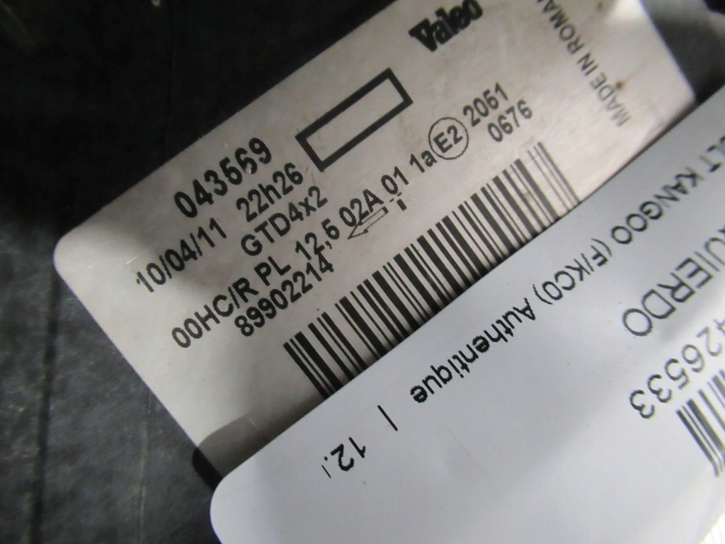 фото №6, Лампа перед левая 8992214 renault kangoo