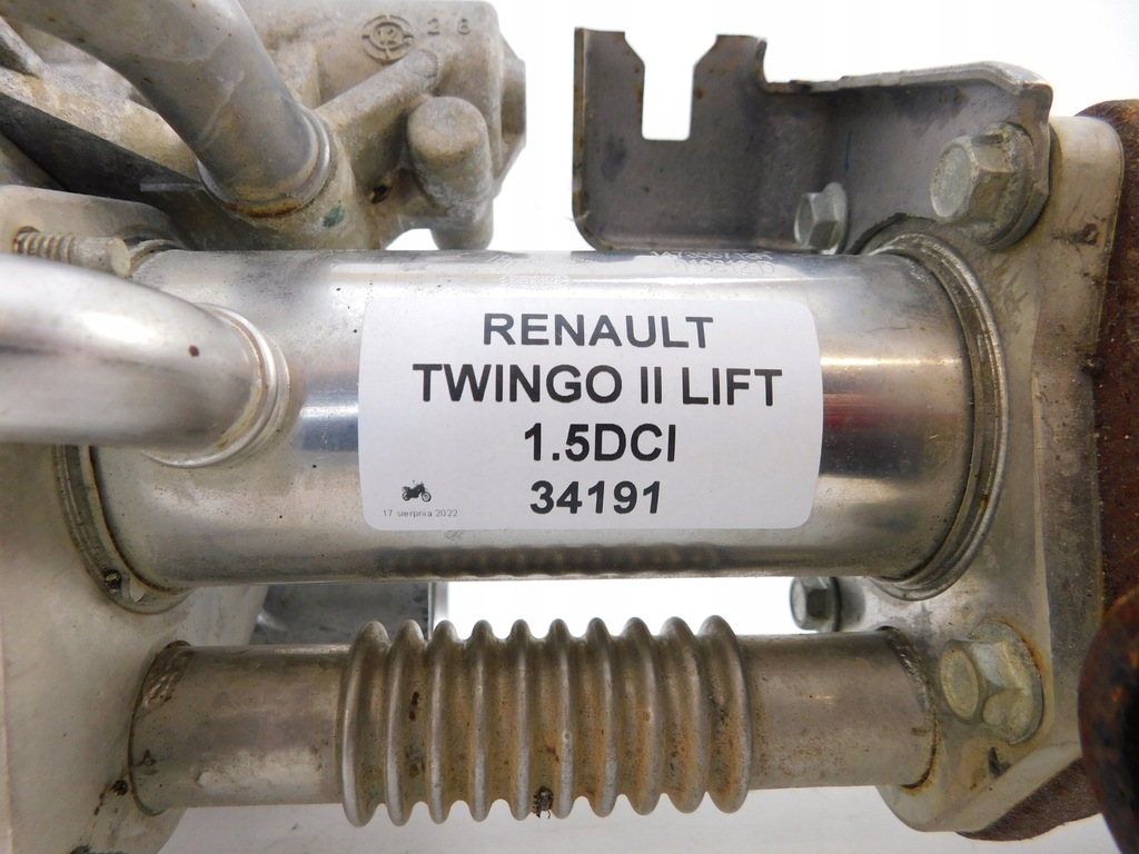 фото №8, Renault twingo ii lift 1,5 клапан egr
