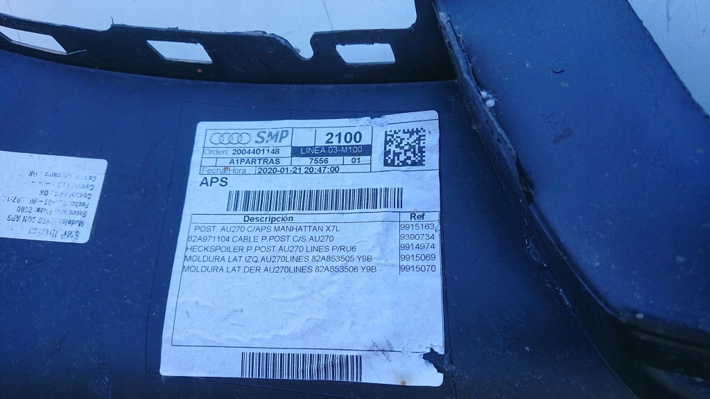 Audi a1 2 82a 20- бампер задній задня Ціна