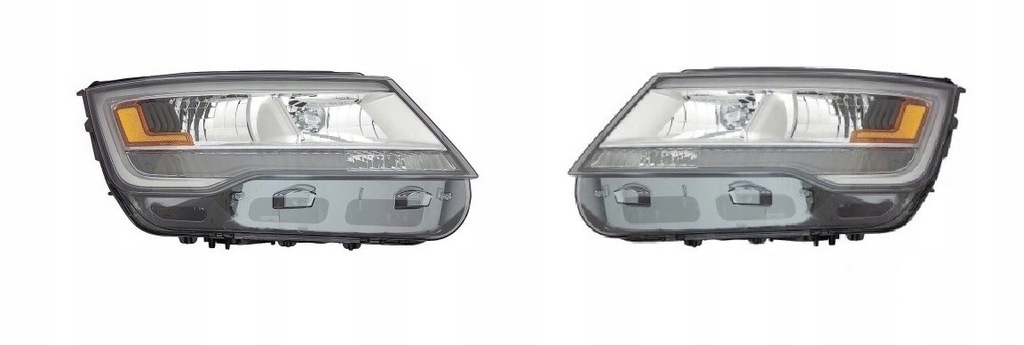 фото №1, Ford explorer lift 2016-2017 лампа права + ліва перед led світлий середина