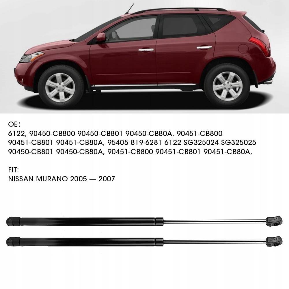 фото №15, 2 szt. кришка багажника кришки багажника shock пружини