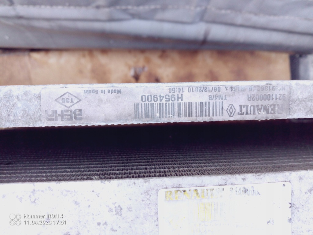 фото №5, Комплект радіатор кондиціонер, woda, itd laguna iii 2.0dci