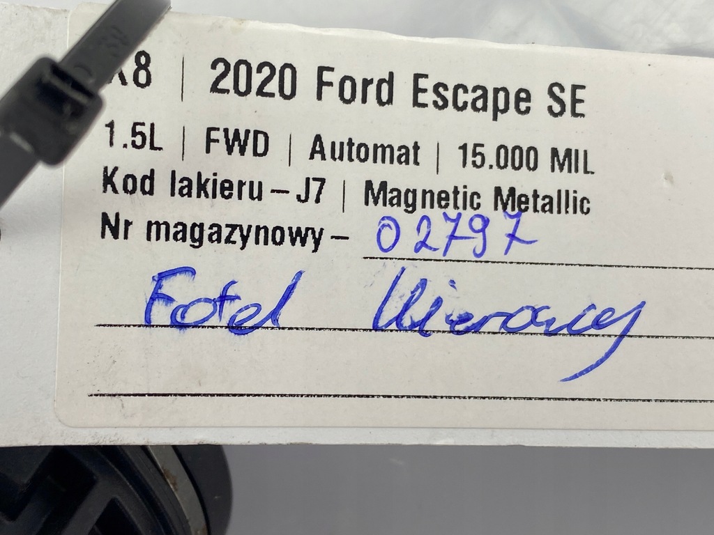 фото №5, Моторчик керування сидіння водія ford escape 2020+ kuga mk3 usa