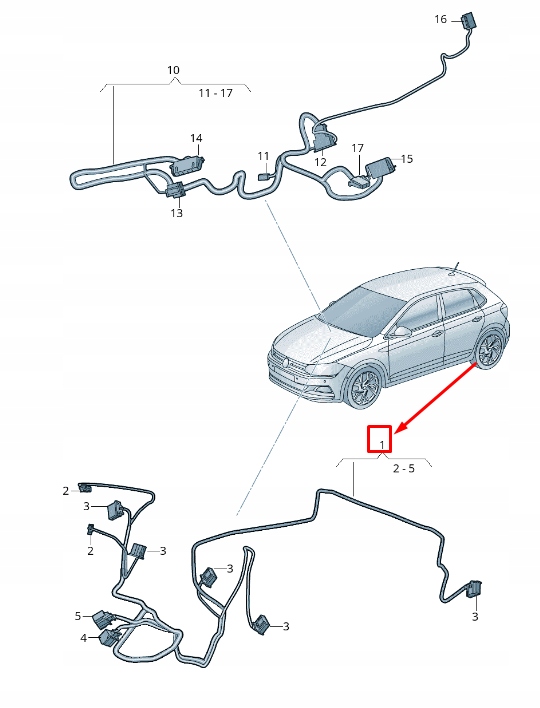 фото №1, Skoda kamiq air кондиціонер harness rhd 2q2971566e