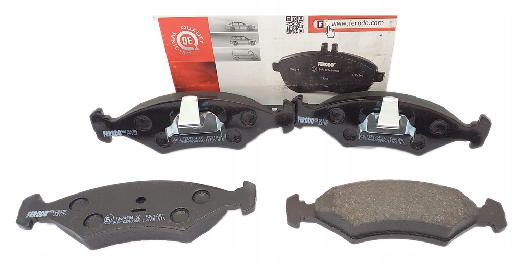 фото №1, Тормозные колодки перед ford courier fiesta puma mazda 121