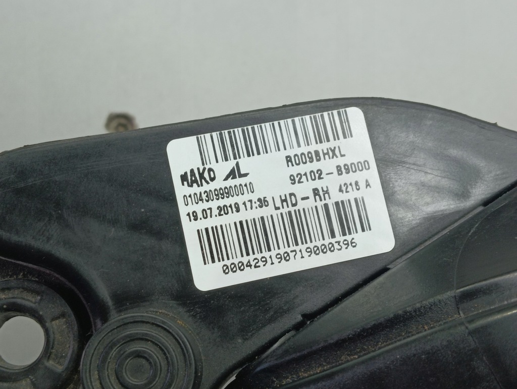 фото №9, Лампа правый перед передняя hyundai i10 ii 92102-b9000