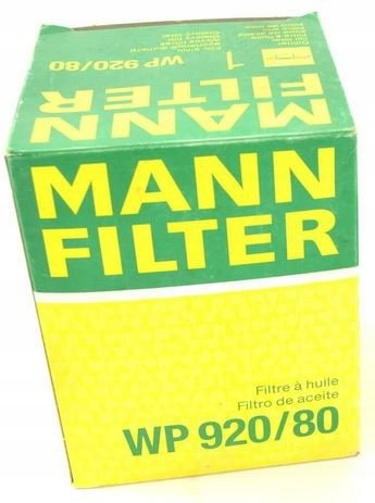 Mann-filter wp 920/80 фильтр масла Недорого
