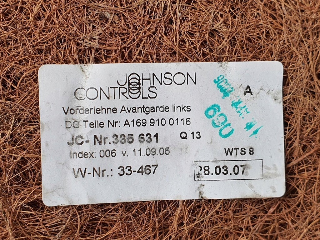 фото №9, Спинка сиденье lewego mercedes w245 a1699100116