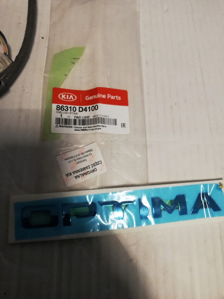 фото №2, Значок емблема logo надпис kia optima