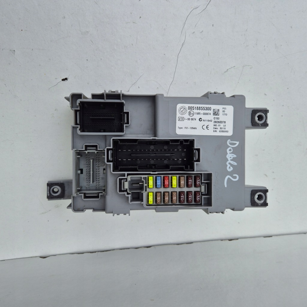 фото №1, Модуль коробка bsi fiat doblo ii 00518855300