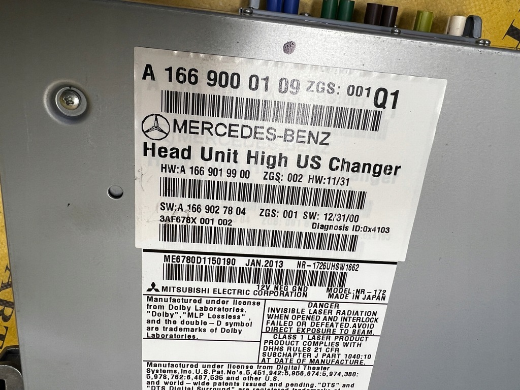 фото №10, Радио навигация navi mercedes gl x166