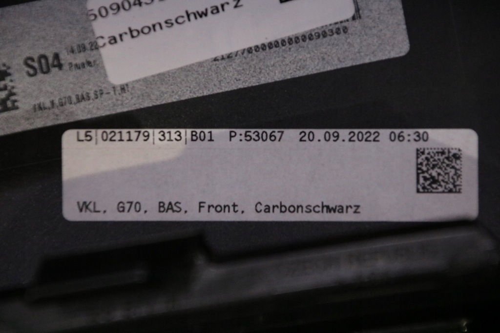 фото №14, Bmw 7 g70 i7 бампер перед передний цвет 416