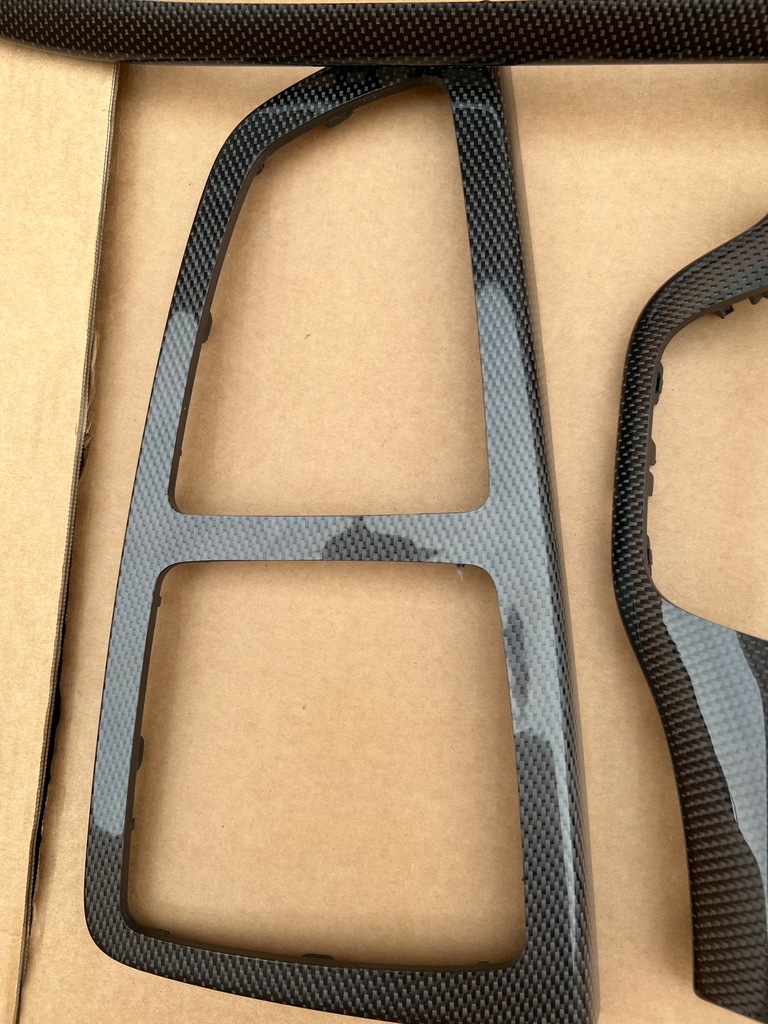 фото №6, Audi q7 sq7 4m оригинальные накладки декоративные декоры салона карбон карбон