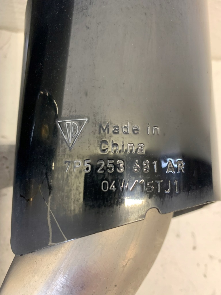 фото №5, Porsche cayenne 7p5 gts наконечники вихлоп правий kpl