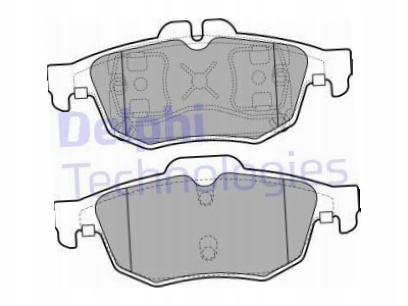 Гальмівні колодки задня delphi lp2259 Ціна