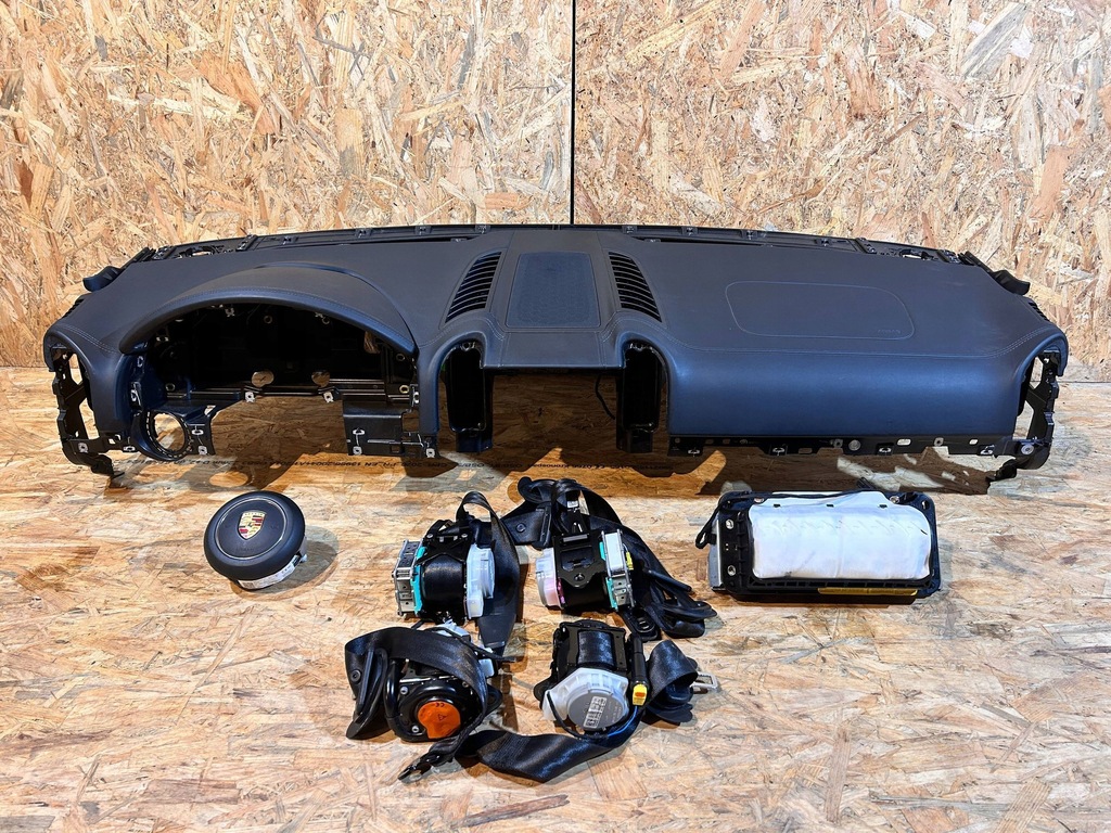 фото №5, Cayenne ii 7p5 lift панель приладів консоль панель приладів консоль подушки безпеки ремені подушка безпеки