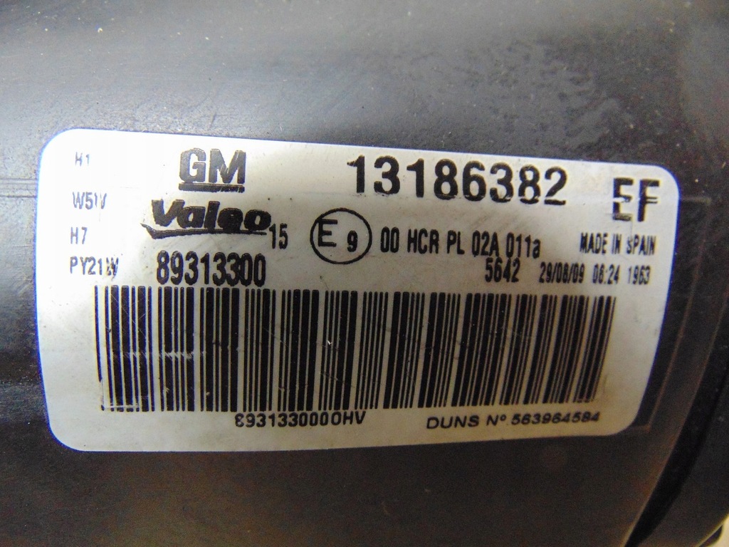 фото №16, Лампа права перед opel corsa d 13186382 europa