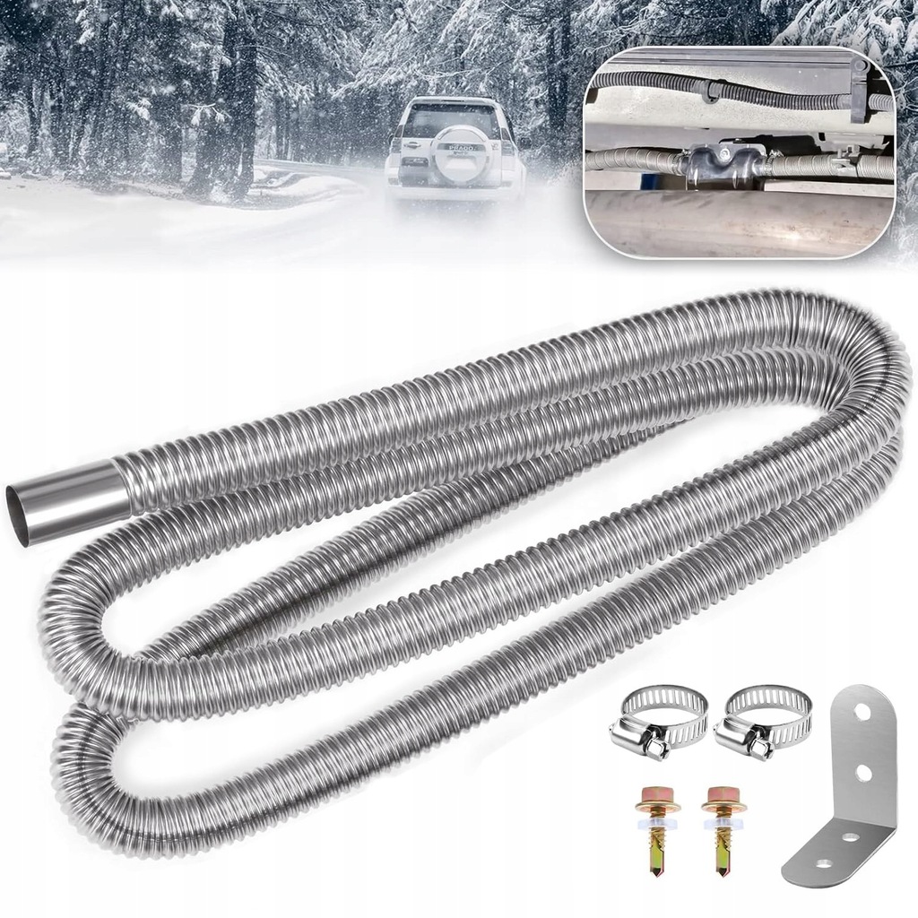 фото №1, Wąż выпускной труба выхлопная выхлопных газов отопления стояночного wysokiej качества