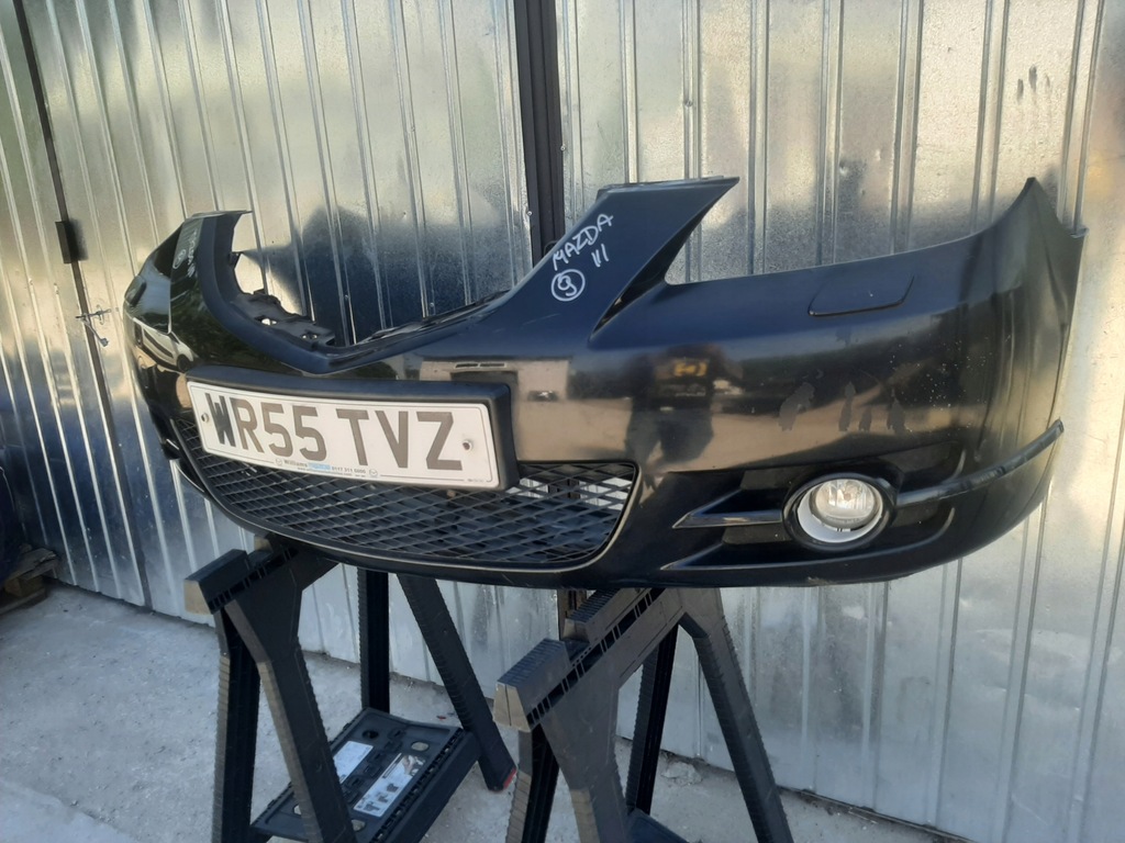 фото №8, Бампер перед mazda iii 3 bk sedan 2003- омивачі ксенон