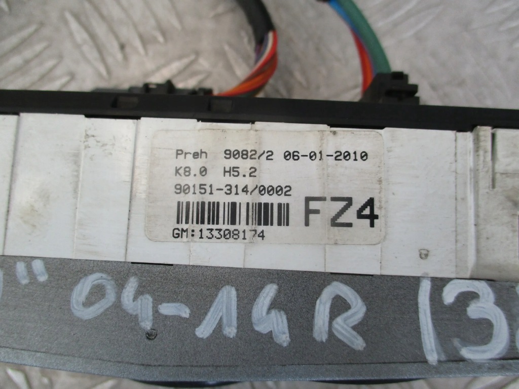 Панель воздуховод 13308174 opel astra h 1.8 b 16 v 04-14 r. универсал Недорого