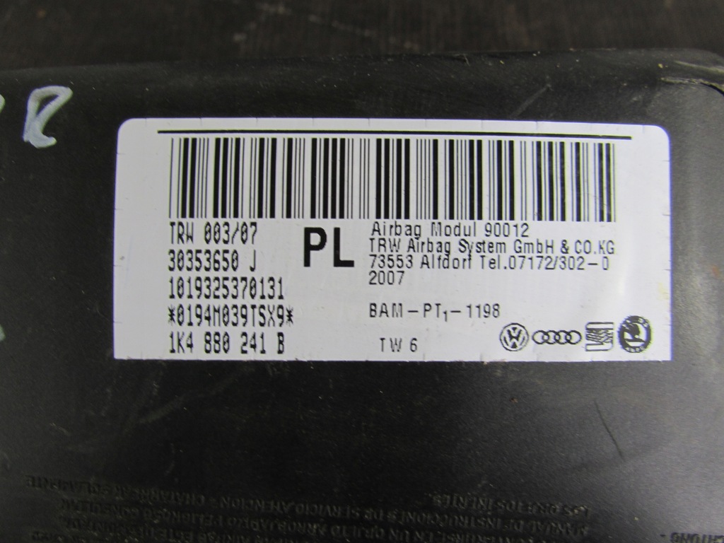 фото №7, Подушка сидіння лівий перед seat leon ii lift 09-12r 1k4880241b