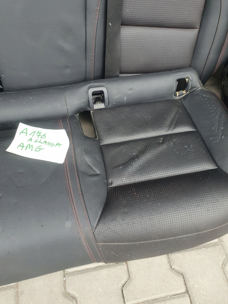 фото №14, Салон середина сидіння заднє сидіння шкіра amg w176 a176