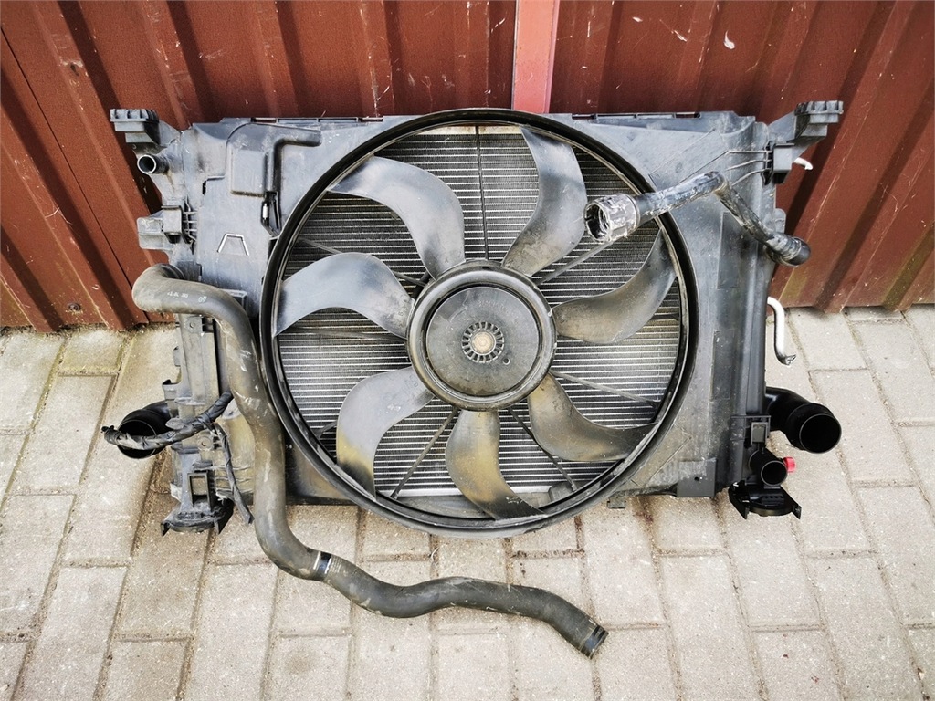 фото №5, Mercedes a-klasa w176 2.2 cdi радіатор комплект радіатор демонтаж