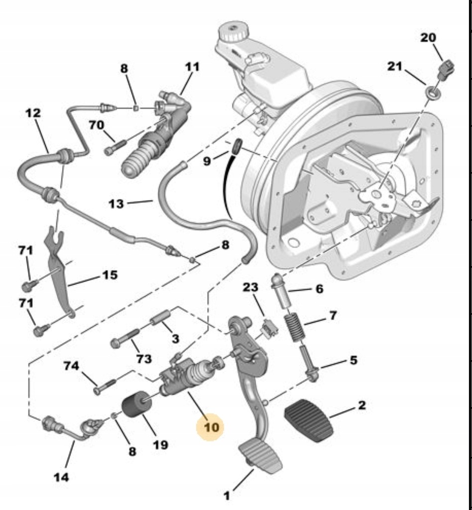 фото №5, Насос помпа сцепления citroen jumpy iii 1440178780