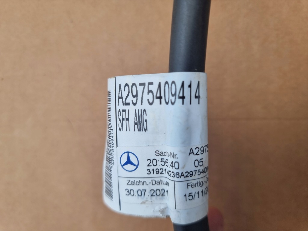 фото №6, Mercedes benz eqs w297 жгут pdc электропроводка бампера перед a2975409414