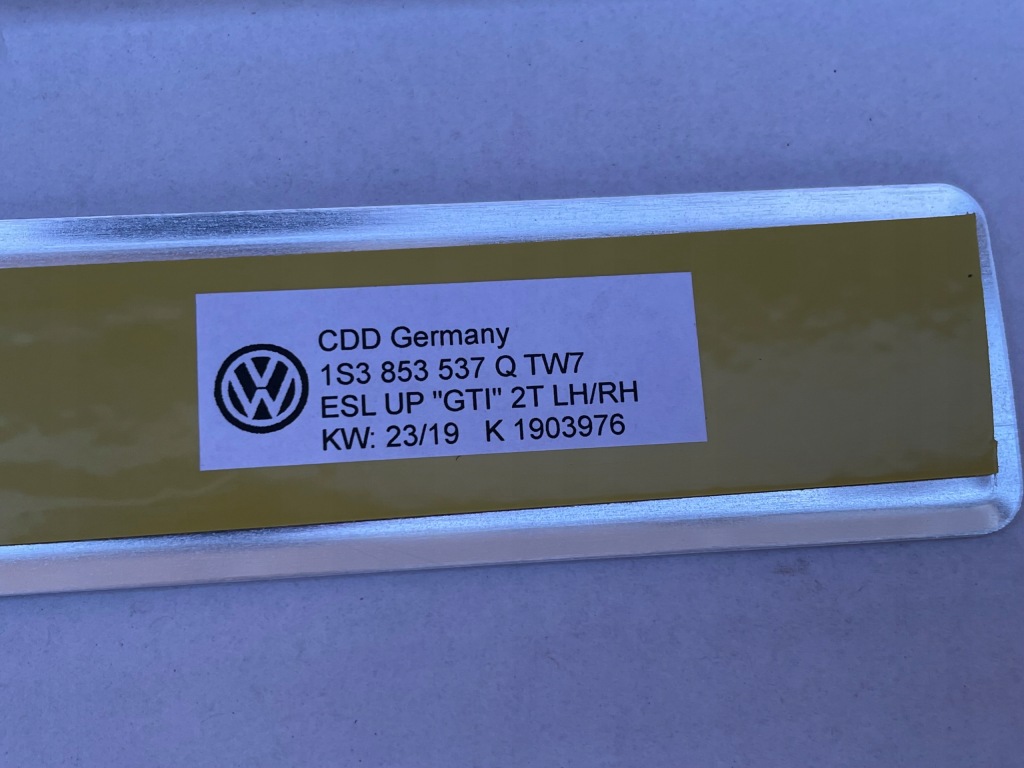 фото №5, Vw up gti молдинг декоративная порог nowa